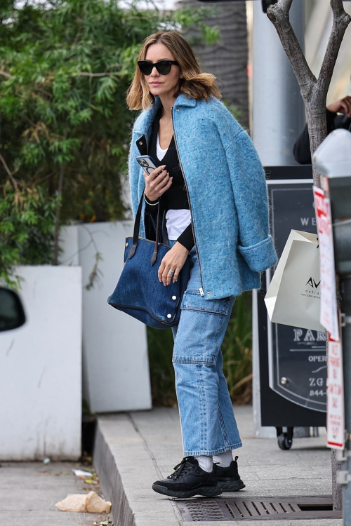 Katharine McPhee Out for Lunch at Avra in Beverly Hills, January 2024 6