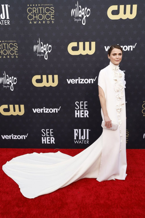 Keri Russell at 2024 Critics Choice Awards in Santa Monica, January 2024