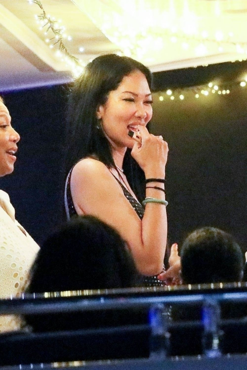 Kimora Lee Simmons and Queen Latifah at NYE Party on Yacht in St. Barts, December 2023 1