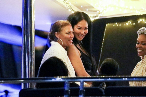 Kimora Lee Simmons and Queen Latifah at NYE Party on Yacht in St. Barts, December 2023 6