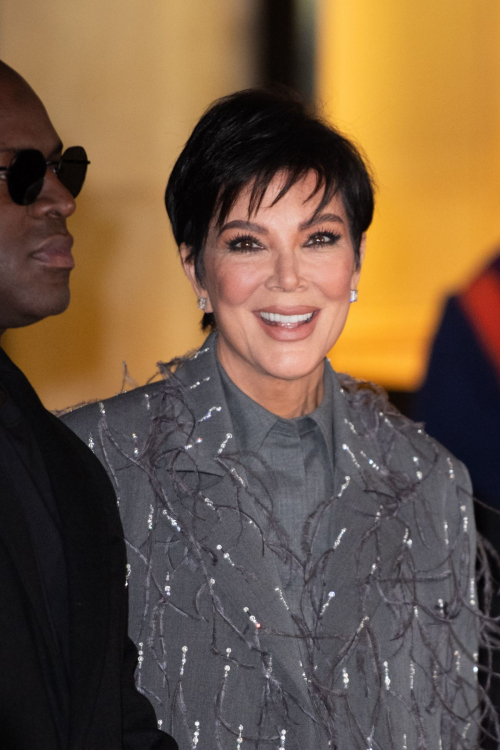 Kris Jenner at Valentino Haute Couture Show, January 2024 3