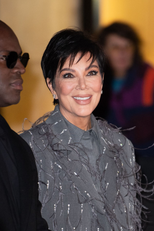 Kris Jenner at Valentino Haute Couture Show, January 2024 5