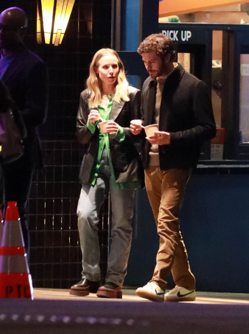 Kristen Bell and Adam Brody on Set of Netflix Series in LA, January 2024 2