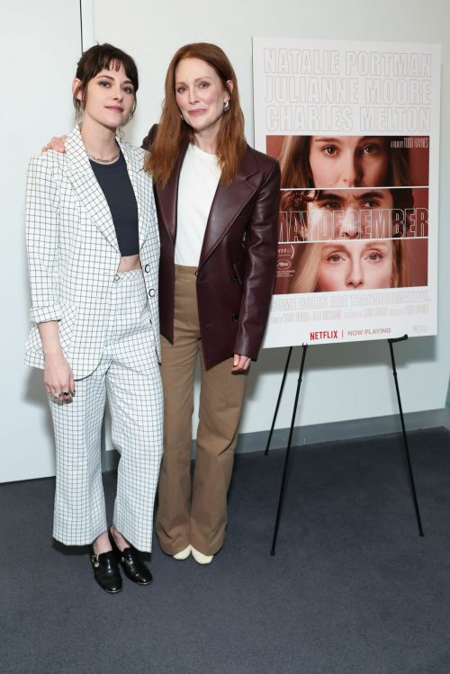 Kristen Stewart and Julianne Moore at Netflix Event, January 2024