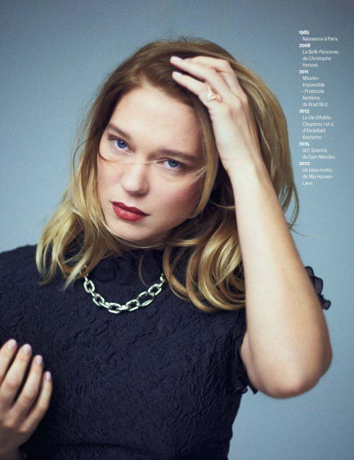 Lea Seydoux in Telerama Magazine, January 2024 1