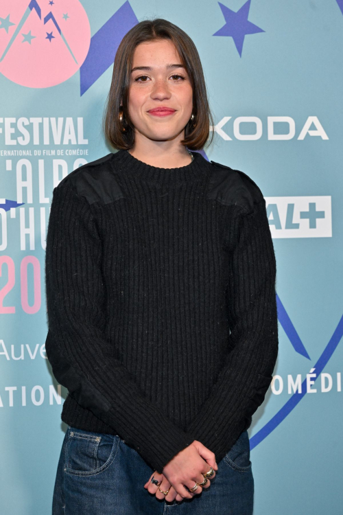 Lili Aubry at Nous Les Leroy Screening at Alpe d'Huez Festival, January 2024