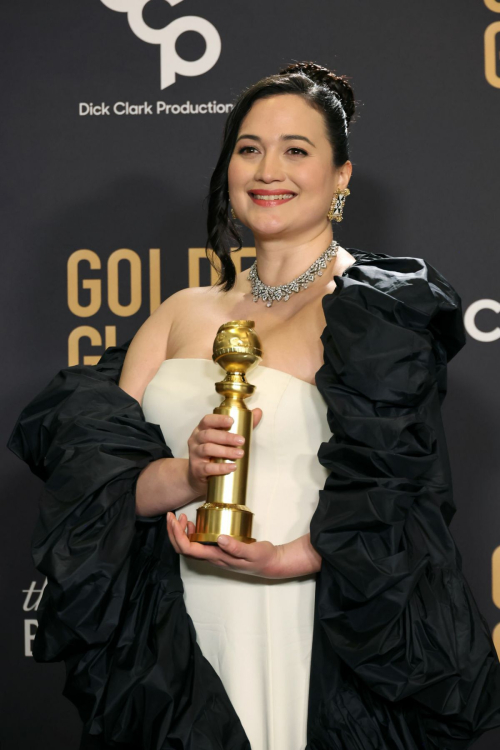 Lily Gladstone at Golden Globe Awards, January 2024 2