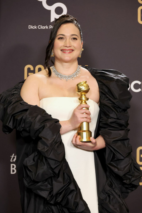 Lily Gladstone at Golden Globe Awards, January 2024 3