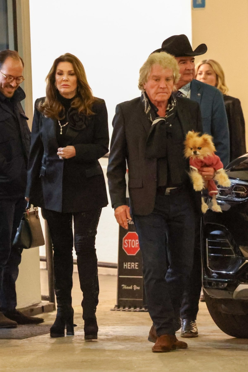 Lisa Vanderpump and Ken Todd Leave E Baldi in Beverly Hills, January 2024 2