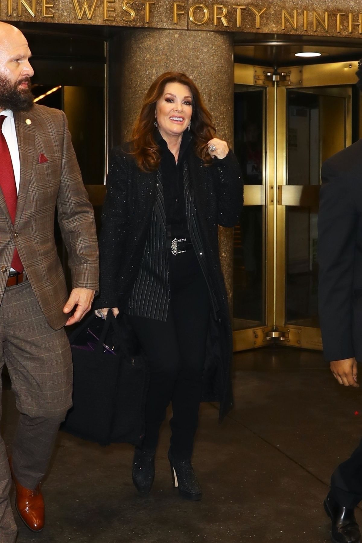 Lisa Vanderpump Leaves NBC Studios in New York, January 2024