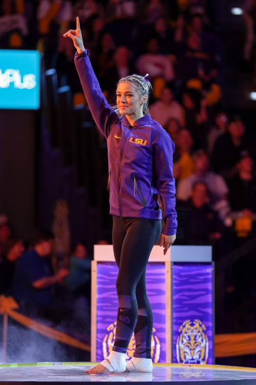 Livvy Dunne at Kentucky v LSU Gymnastics Meet in Baton Rouge, January 2024 5