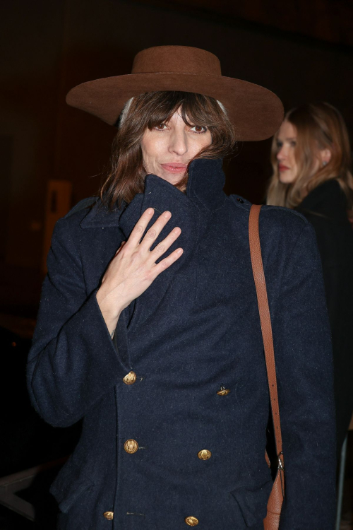 Lou Doillon at AMI Menswear Fall/Winter 2024-2025 Show in Paris, January 2024