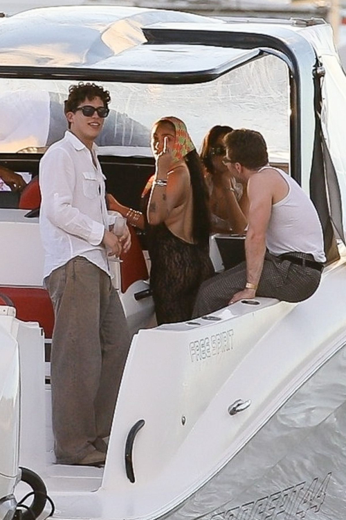 Lourdes Leon on New Year’s Eve Boat Ride in St. Barts, December 2023 1