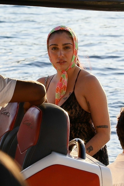 Lourdes Leon on New Year’s Eve Boat Ride in St. Barts, December 2023 5