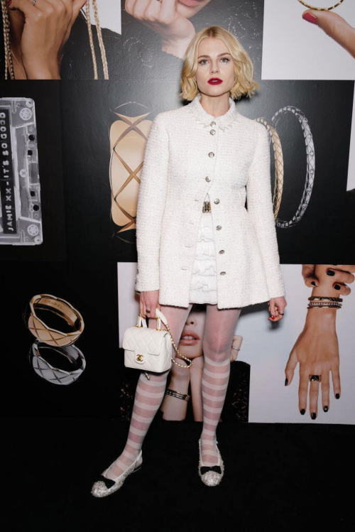 Lucy Boynton at Chanel Celebration of New Coco Crush Campaign in London, January 2024 3