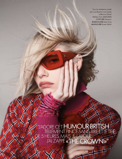 Lucy Boynton in Elle Magazine, January 2024 2