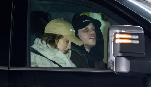 Madelyn Cline and Pete Davidson Leaving Comedy Show in Philadelphia, January 2024 7