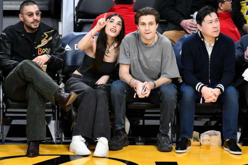 Madison Beer at Oklahoma City Thunder vs Los Angeles Lakers Game, January 2024 1