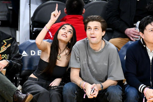 Madison Beer at Oklahoma City Thunder vs Los Angeles Lakers Game, January 2024 2