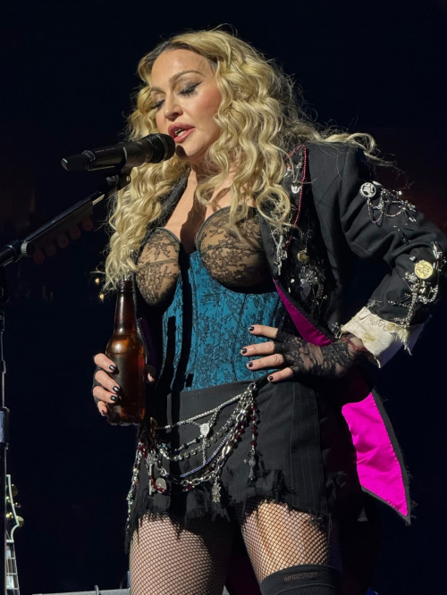 Madonna Performs at Madison Square Garden in New York, January 2024