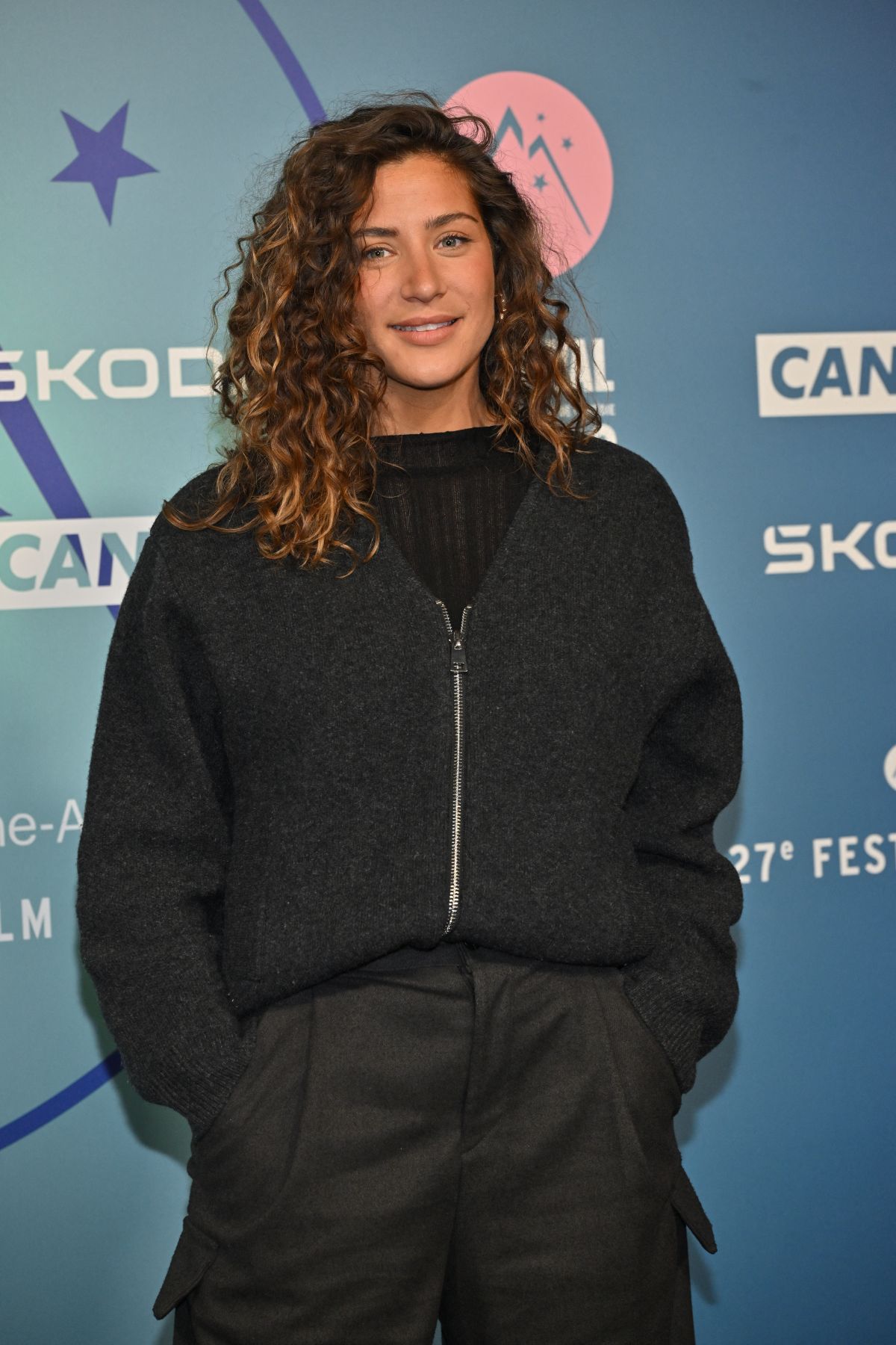 Manon Azem at Alpe d Huez Film Festival Closing Ceremony, January 2024