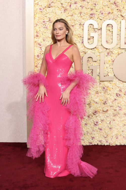 Margot Robbie at the 81st Annual Golden Globe Awards, January 2024 9