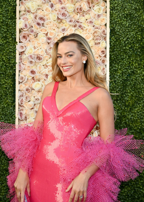 Margot Robbie at the 81st Annual Golden Globe Awards, January 2024 7