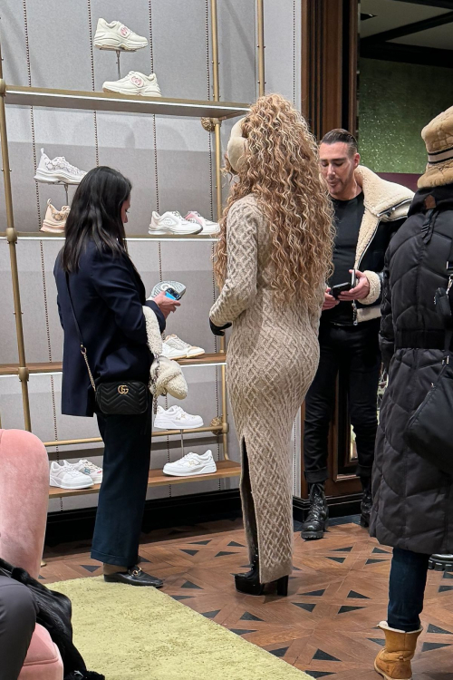 Mariah Carey at Gucci Store in Aspen, December 2023 1