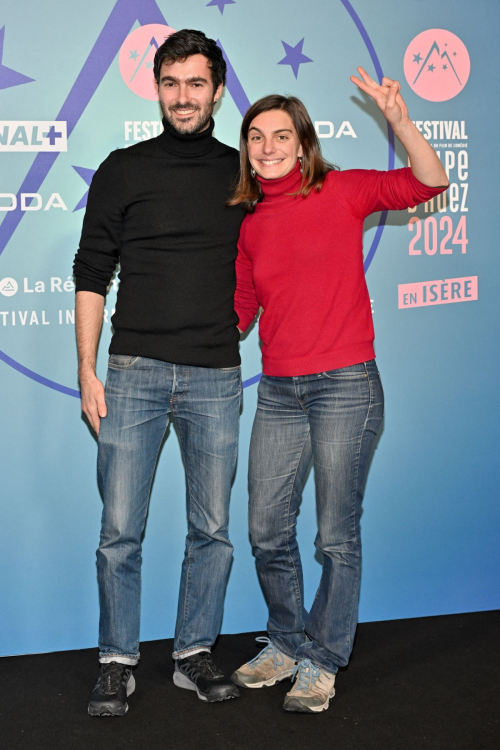 Marion Moneuse at 14 Jours Pour Aller Mieux Screening at Alpe d'Huez, January 2024