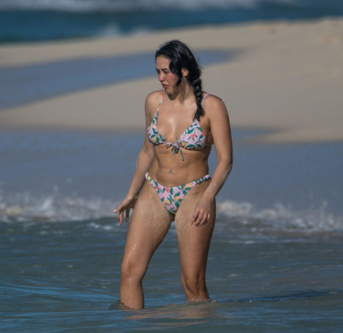 Marnie Simpson in Bikini on the Beach in Barbados, January 2024 2