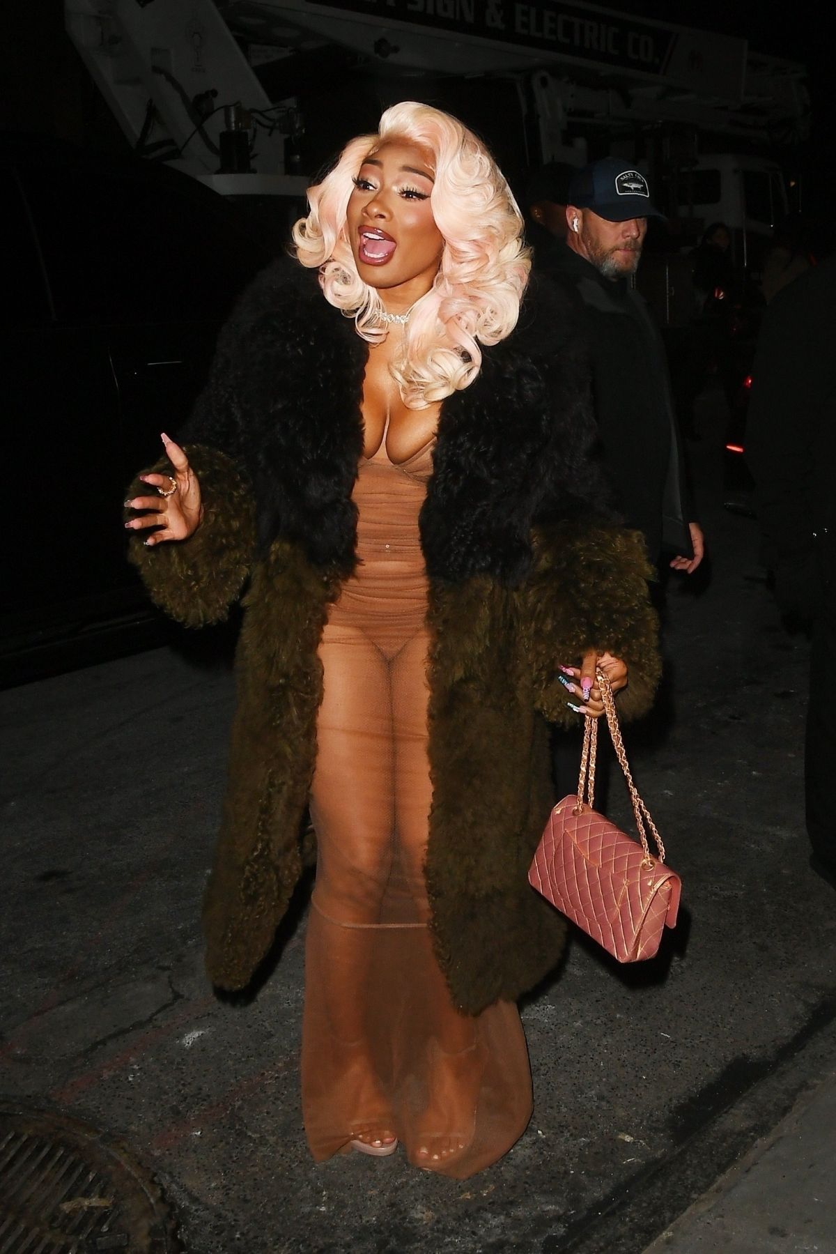 Megan Thee Stallion at SNL Afterparty in New York, January 2024