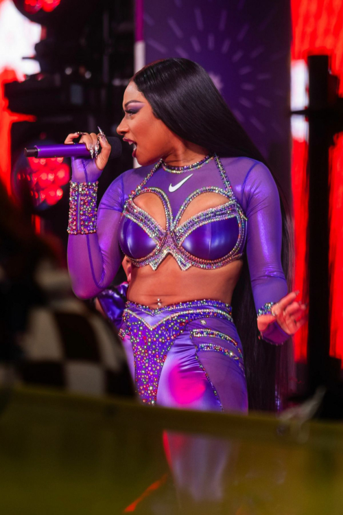 Megan Thee Stallion Performs at Times Square New Year’s Eve, December 2023 2