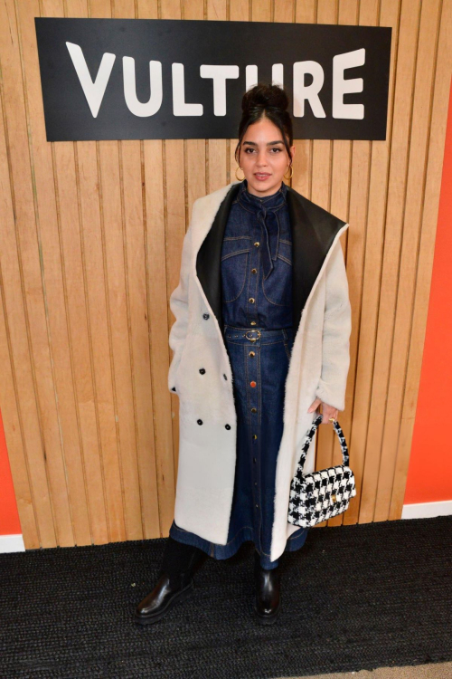 Melissa Barrera at Vulture Spot at Sundance Film Festival, January 2024