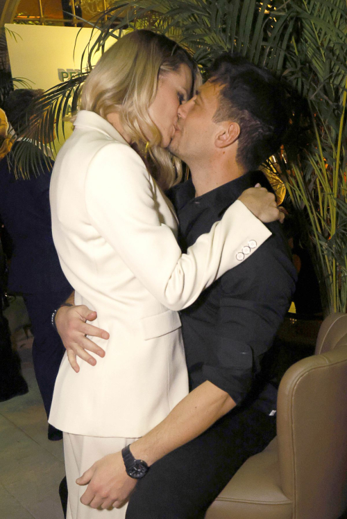 Michelle Hunziker and Alessandro Carollo Celebrate Jonathan's Birthday, January 2024