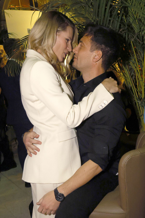 Michelle Hunziker and Alessandro Carollo Celebrate Jonathan