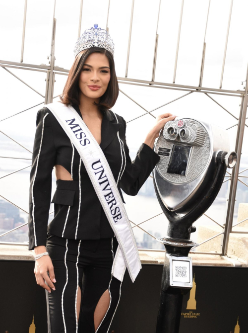 Miss Universe Sheynnís Palacios at Empire State Building in New York, January 2024 1