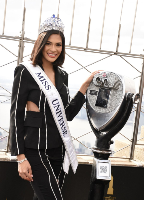 Miss Universe Sheynnís Palacios at Empire State Building in New York, January 2024 2