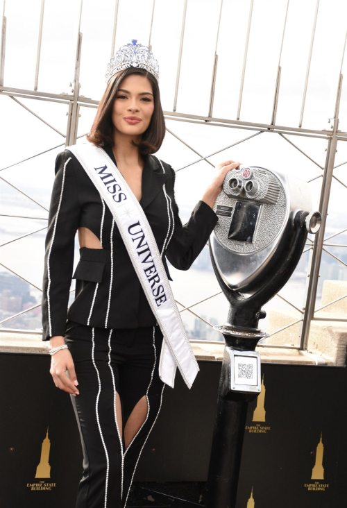 Miss Universe Sheynnís Palacios at Empire State Building in New York, January 2024 6