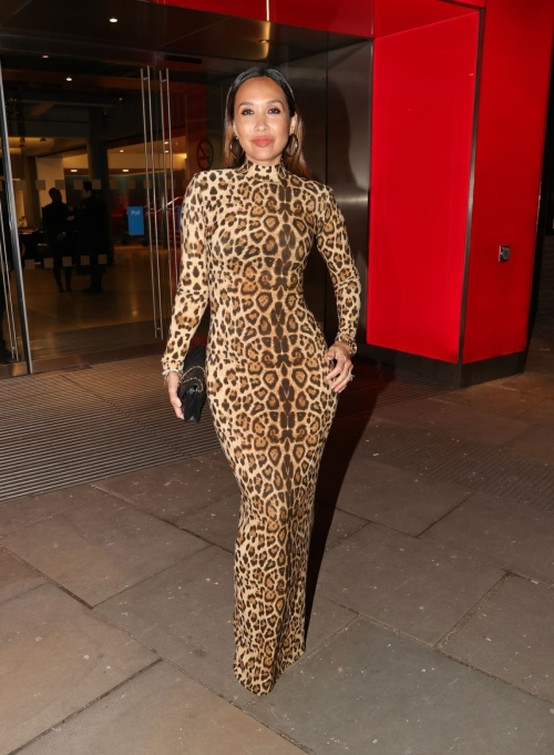 Myleene Klass arrives at Sadler