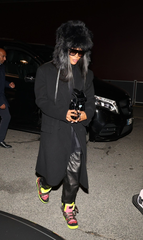 Naomi Campbell Returning to Hotel in Paris, January 2024 2