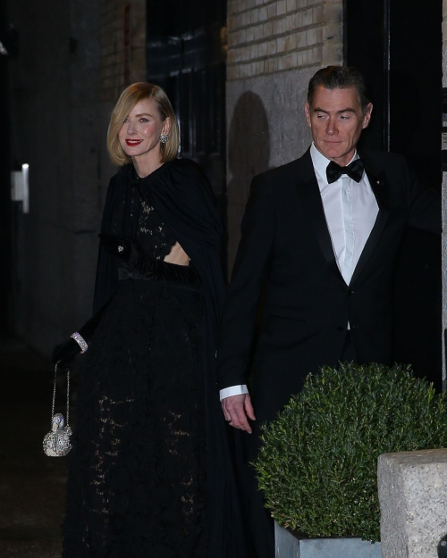 Naomi Watts and Billy Crudup at MoMA in New York, January 2024