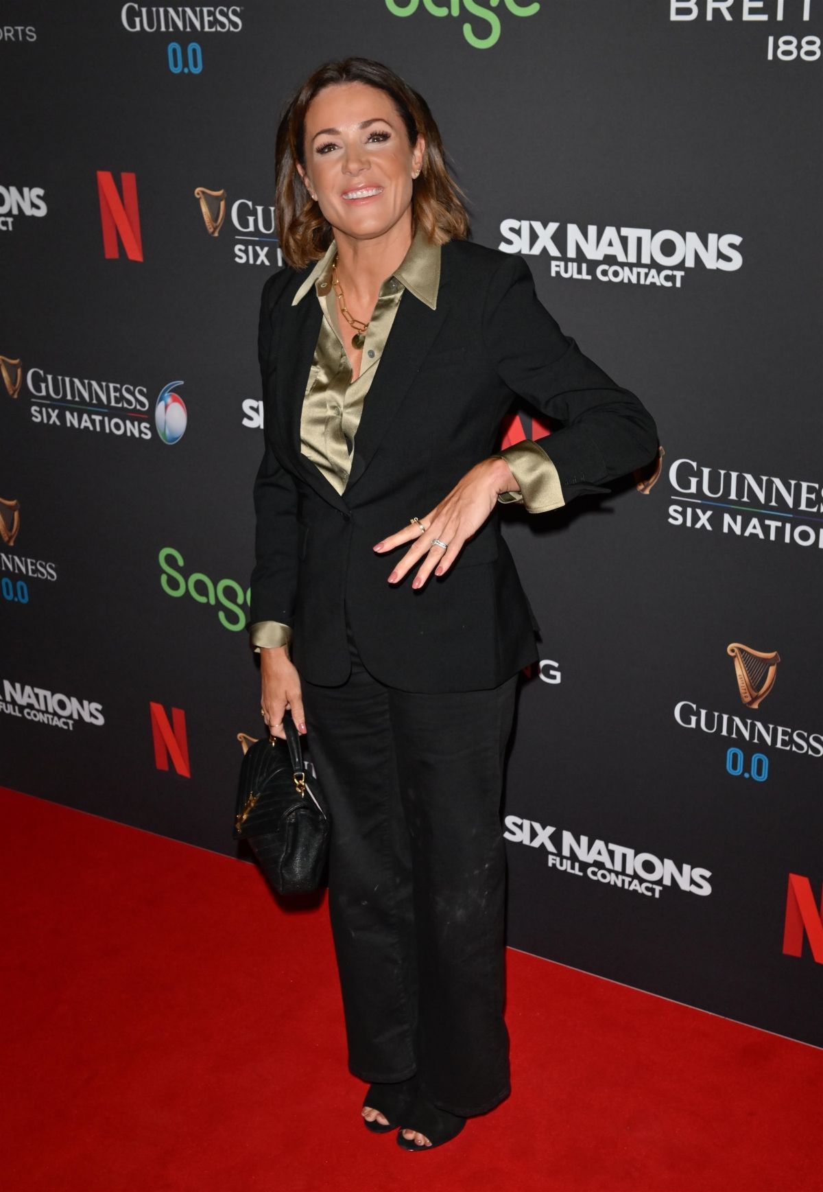 Natalie Pinkham at Six Nations Full Contact Premiere in London, January 2024