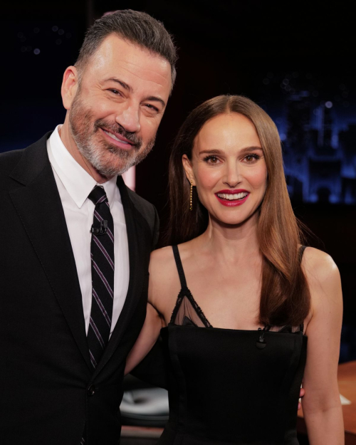 Natalie Portman at Jimmy Kimmel Live in New York, January 2024 1