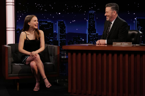 Natalie Portman at Jimmy Kimmel Live in New York, January 2024 2