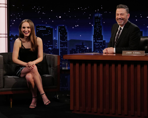 Natalie Portman at Jimmy Kimmel Live in New York, January 2024 3