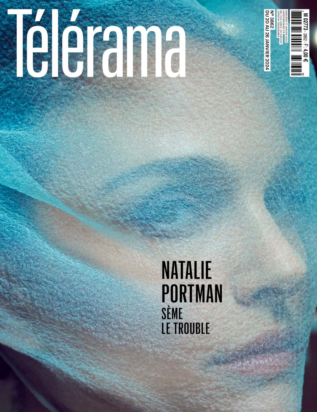 Natalie Portman in Telerama Magazine, January 2024