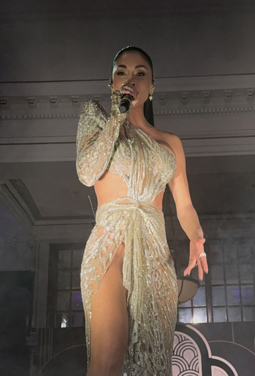 Nicole Scherzinger Performs for New Year's Eve in London, December 2023