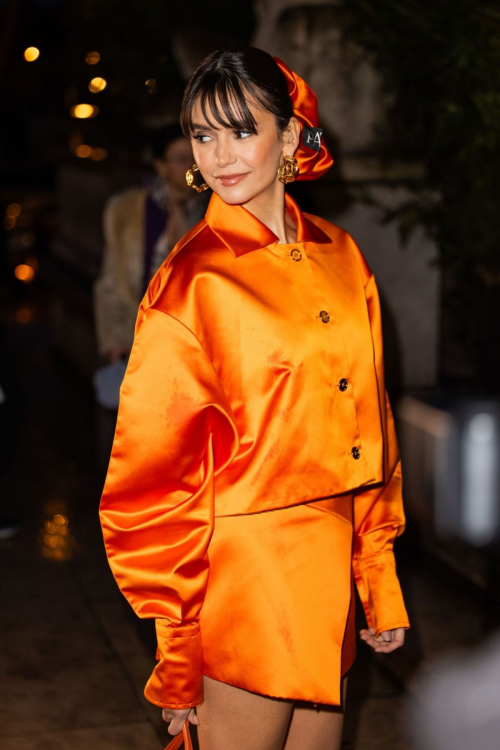 Nina Dobrev Arrives at Patou SS24 Fashion Show, January 2024 1