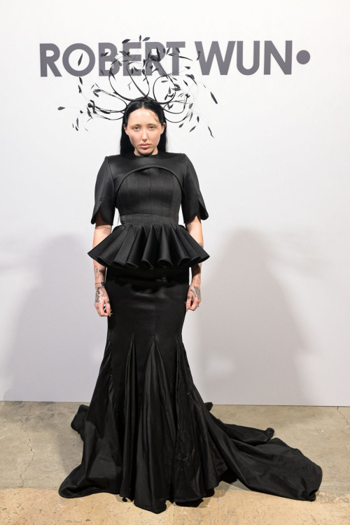 Noah Cyrus at Robert Wun Haute Couture Show, January 2024