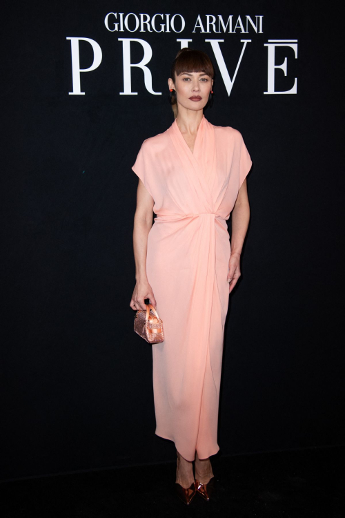 Olga Kurylenko at Giorgio Armani Prive Haute Couture Show, January 2024 1